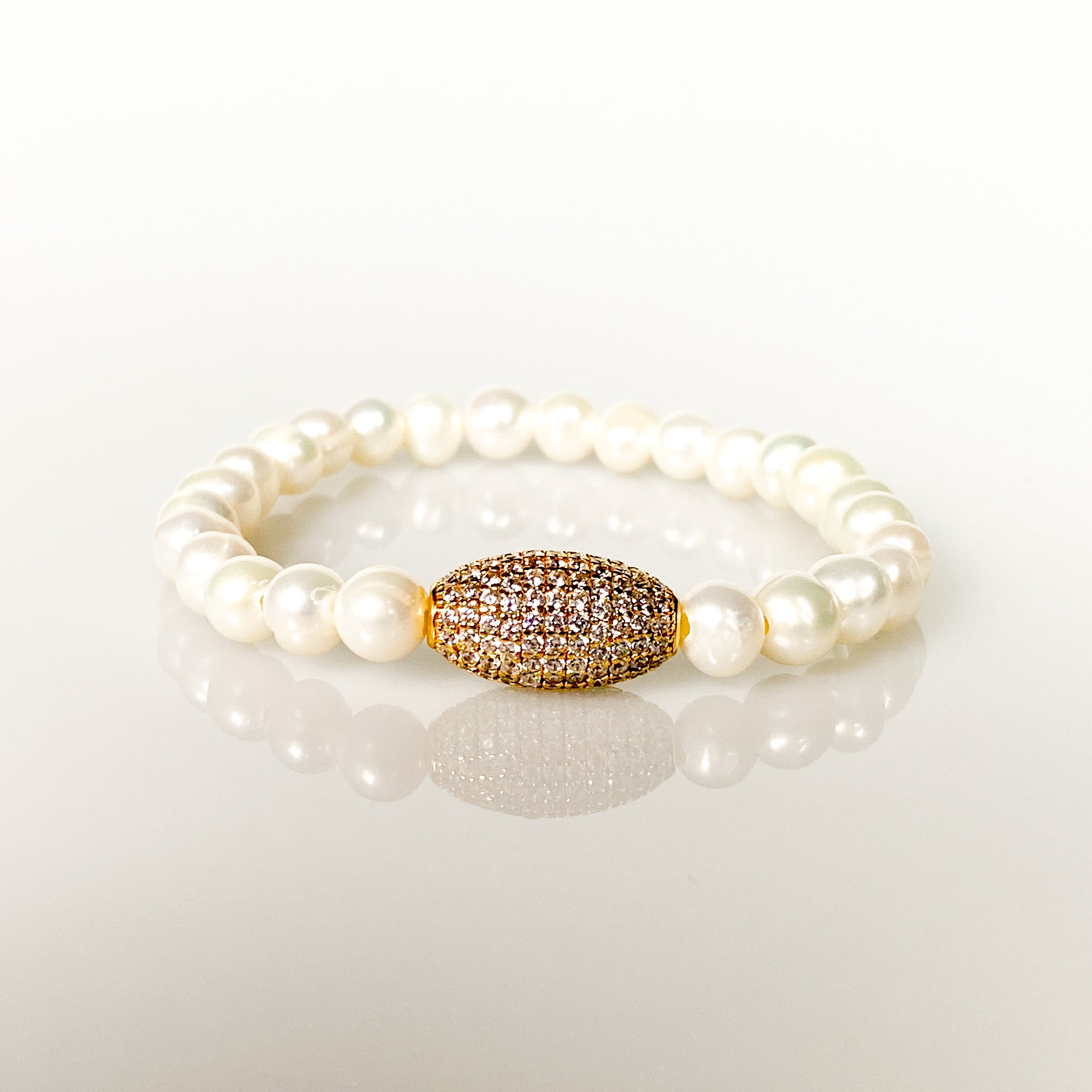 BARREL ON WHITE PEARL