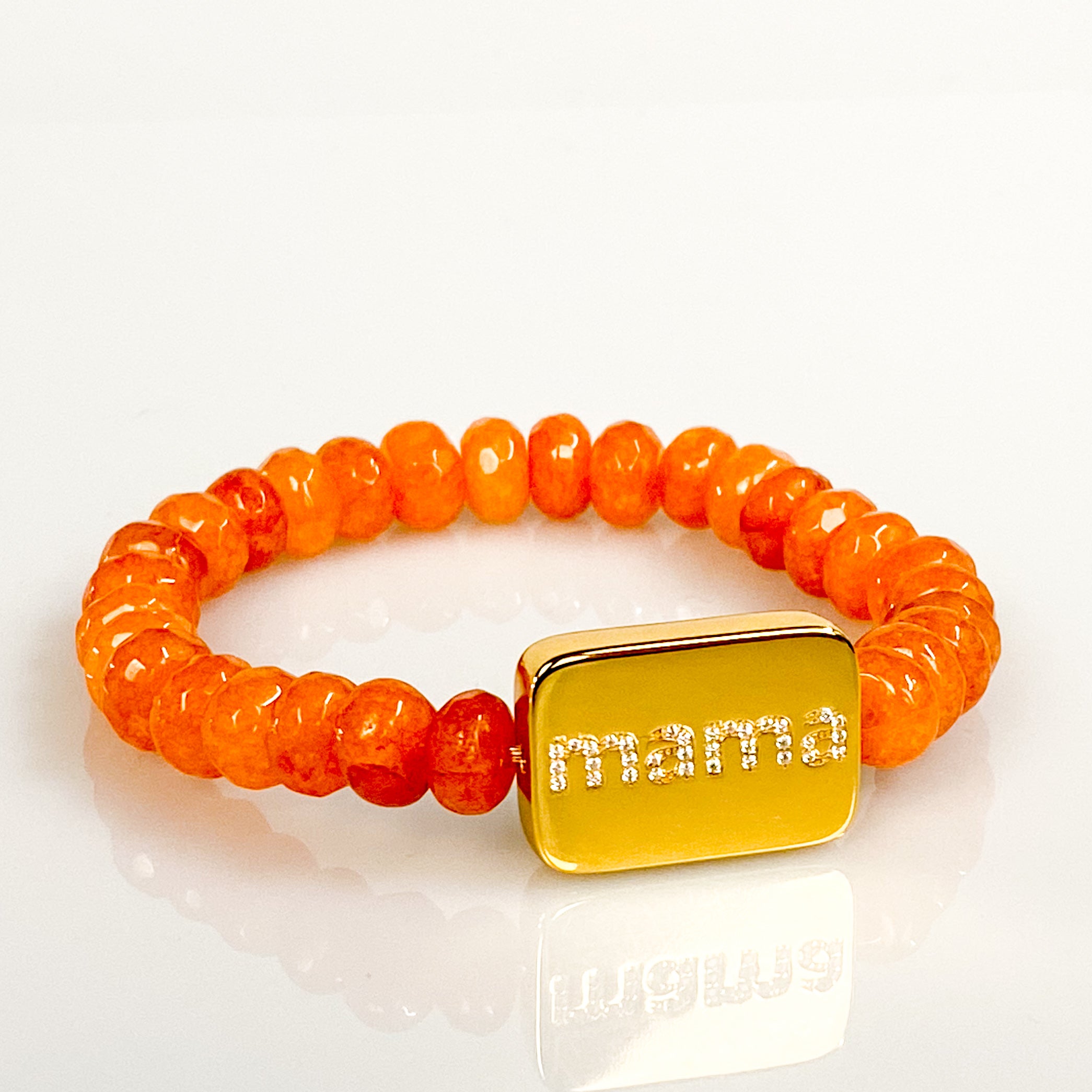 MAMA ON GOLDEN POPPY ELASTIC BRACELET