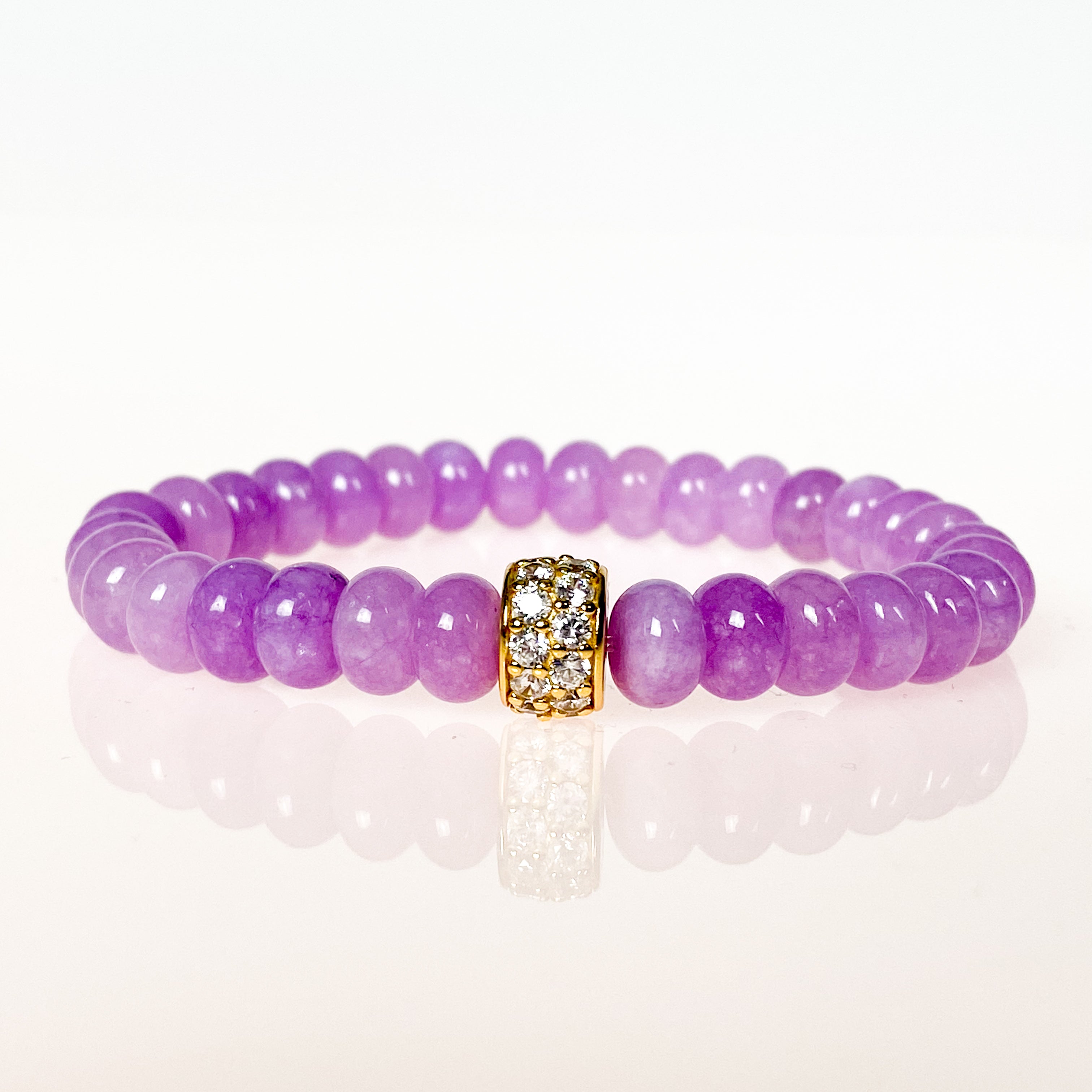 RONDELLE ON FIRST BLOSSOM ELASTIC BRACELET