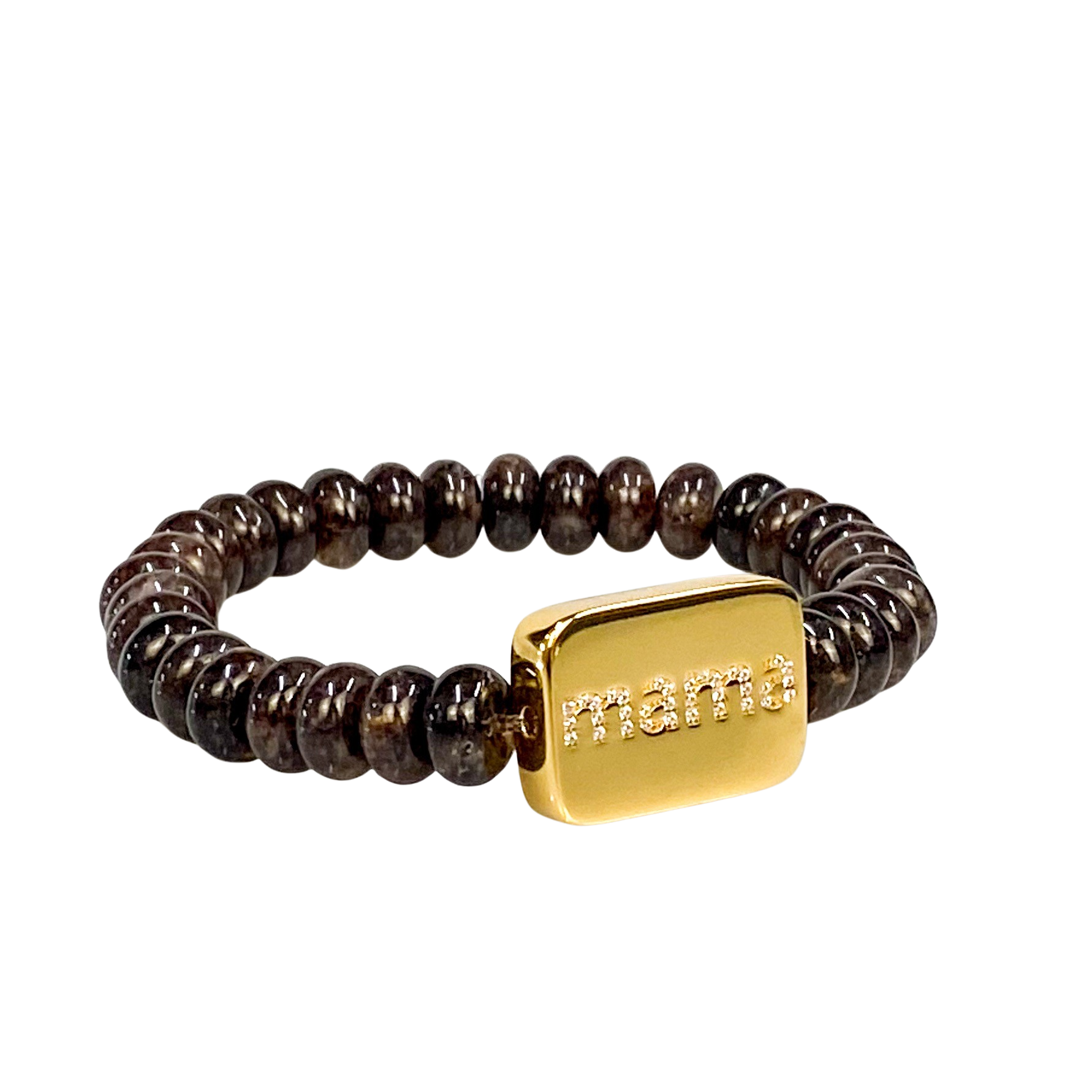 MAMA ON ESPRESSO ELASTIC BRACELET