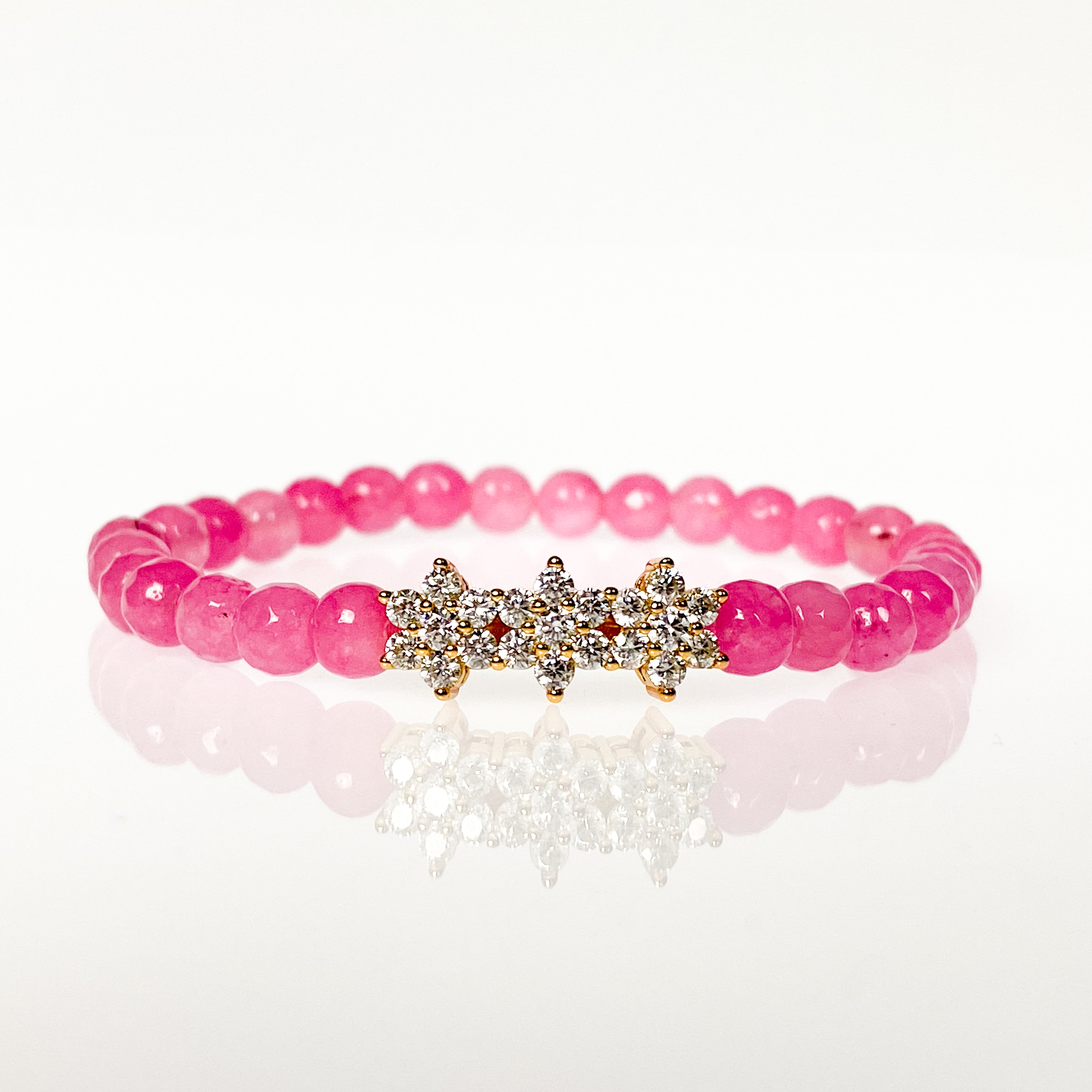 ROSITAS ON PINK LEMONADE ELASTIC BRACELET