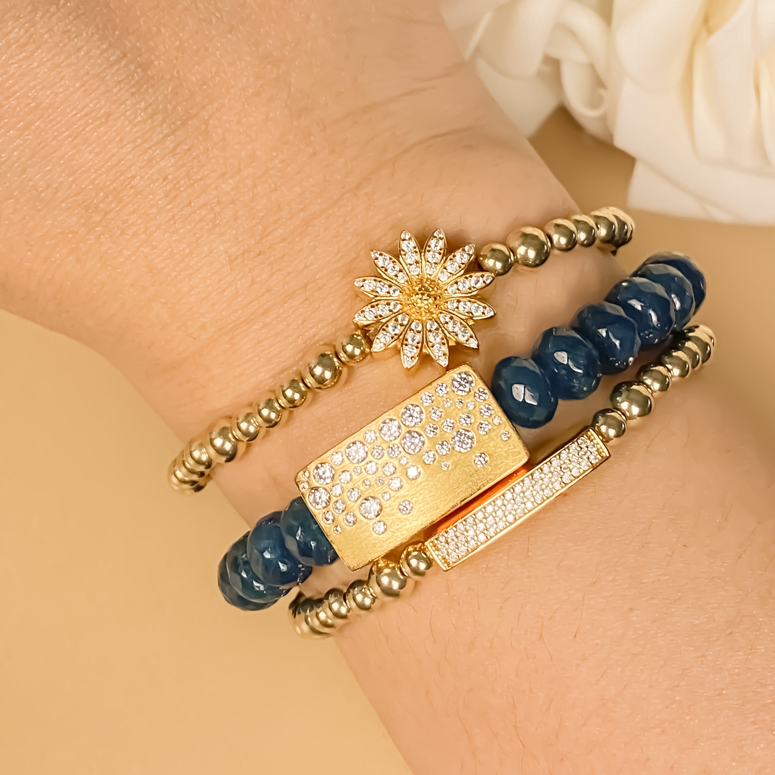 GYPSY BAR ON ATLANTIC DEEP ELASTIC BRACELET