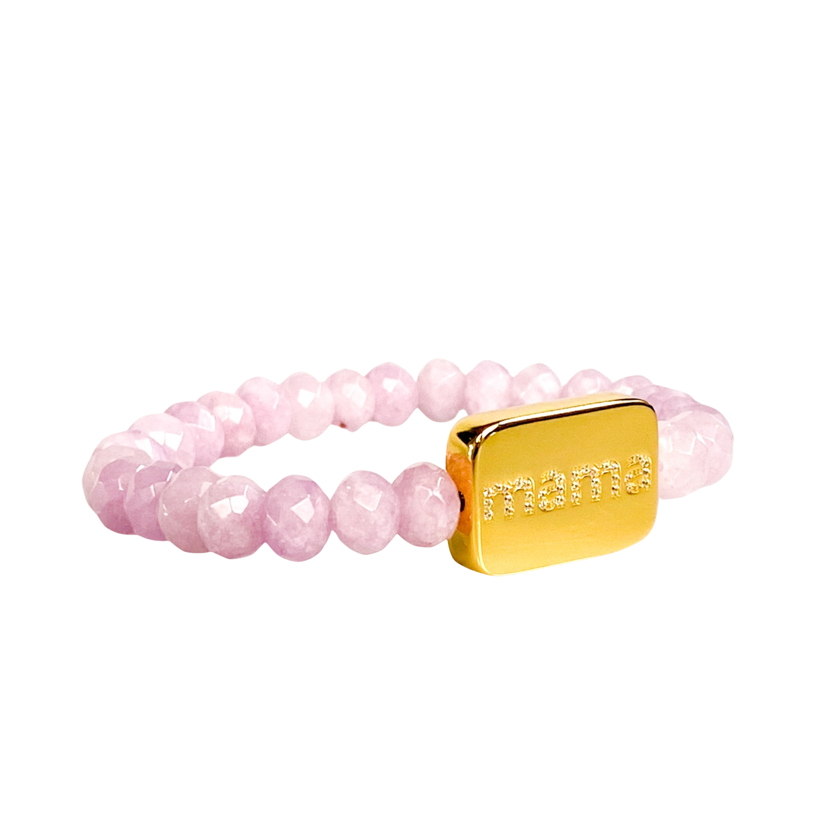 MAMA ON MAUVE MIST ELASTIC BRACELET