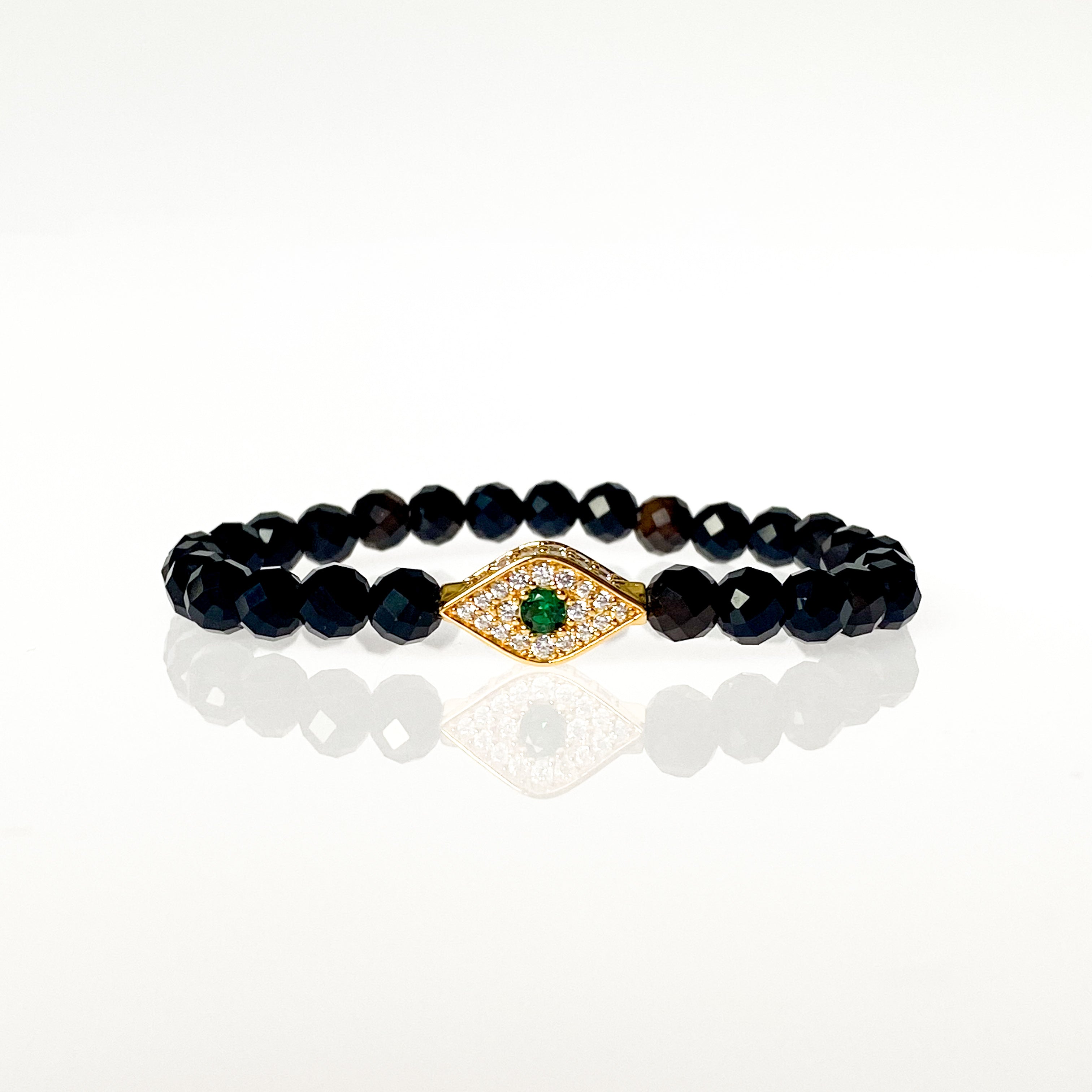 Evil Eye on Black Onyx