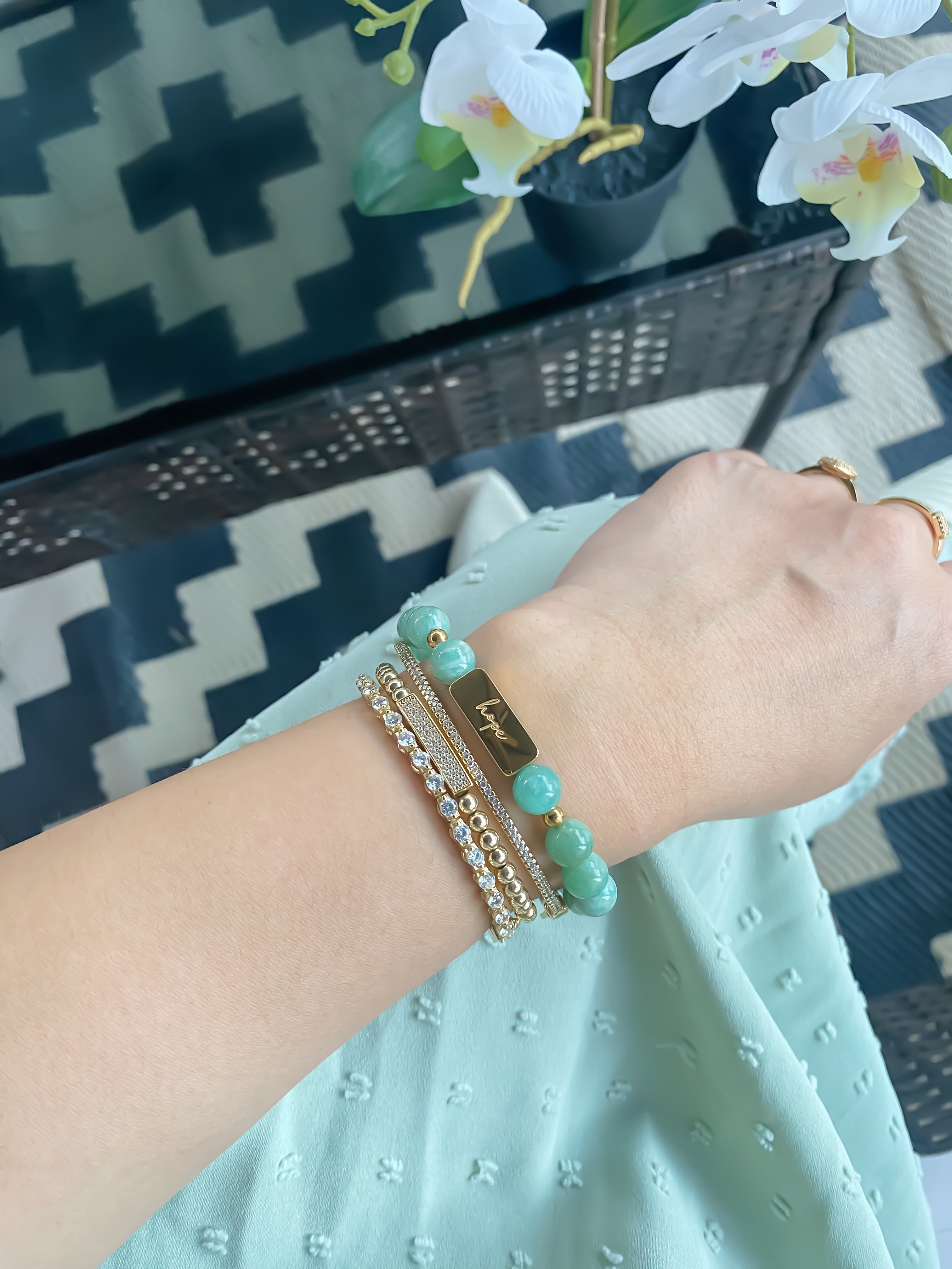 Hope with amazonite