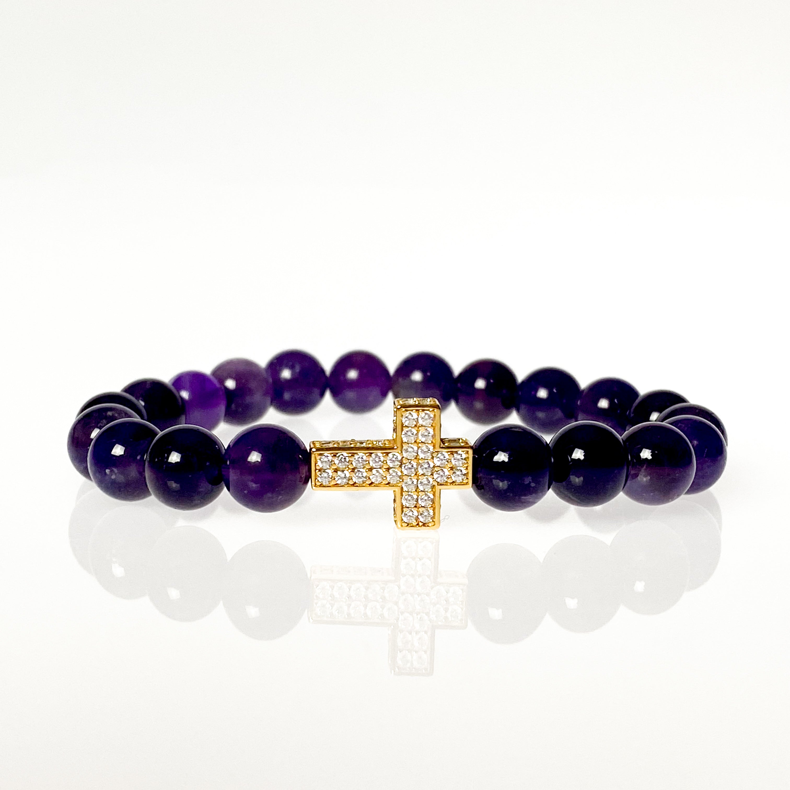 Cross on Amethyst