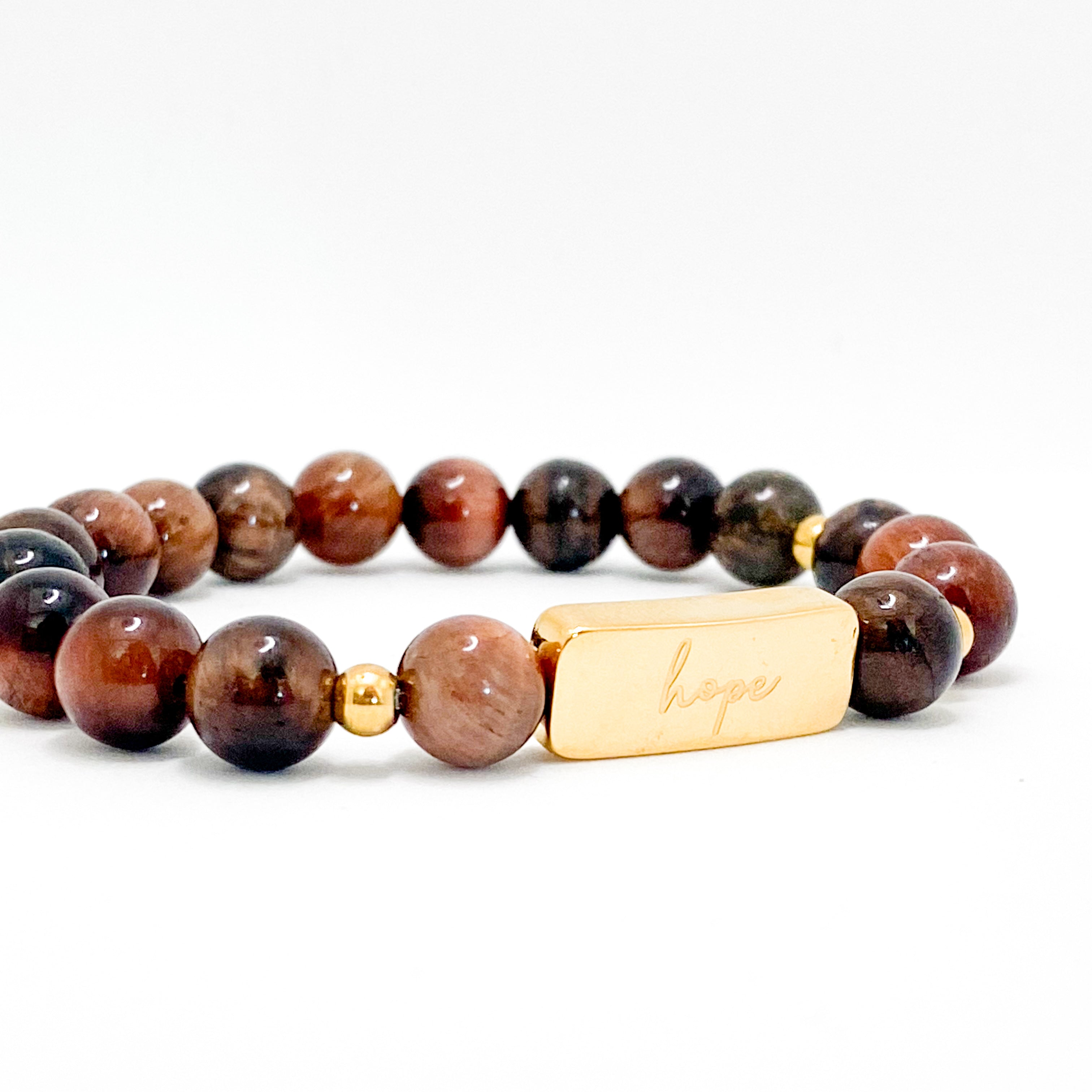 Hope with tiger eye