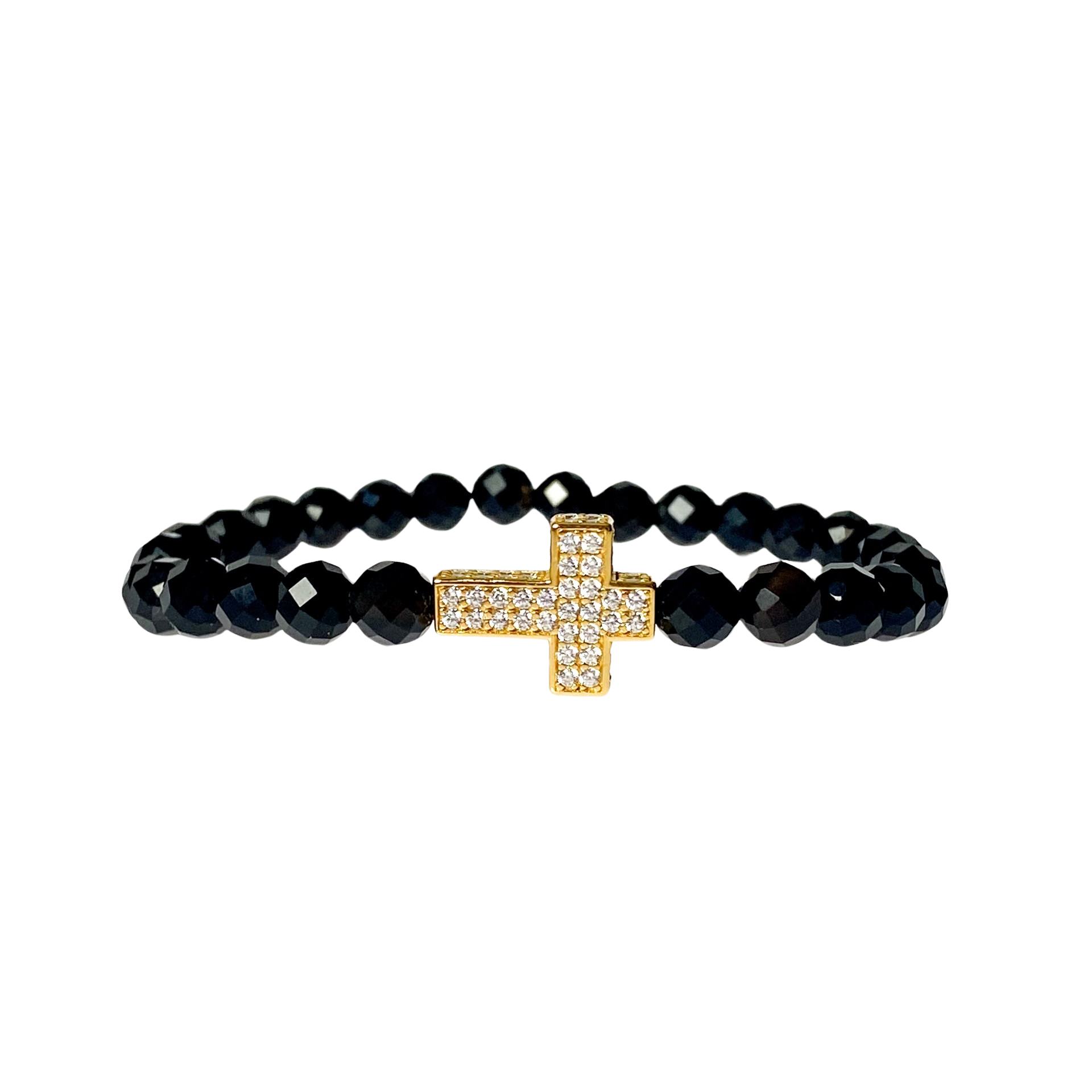 Cross on Black Onyx