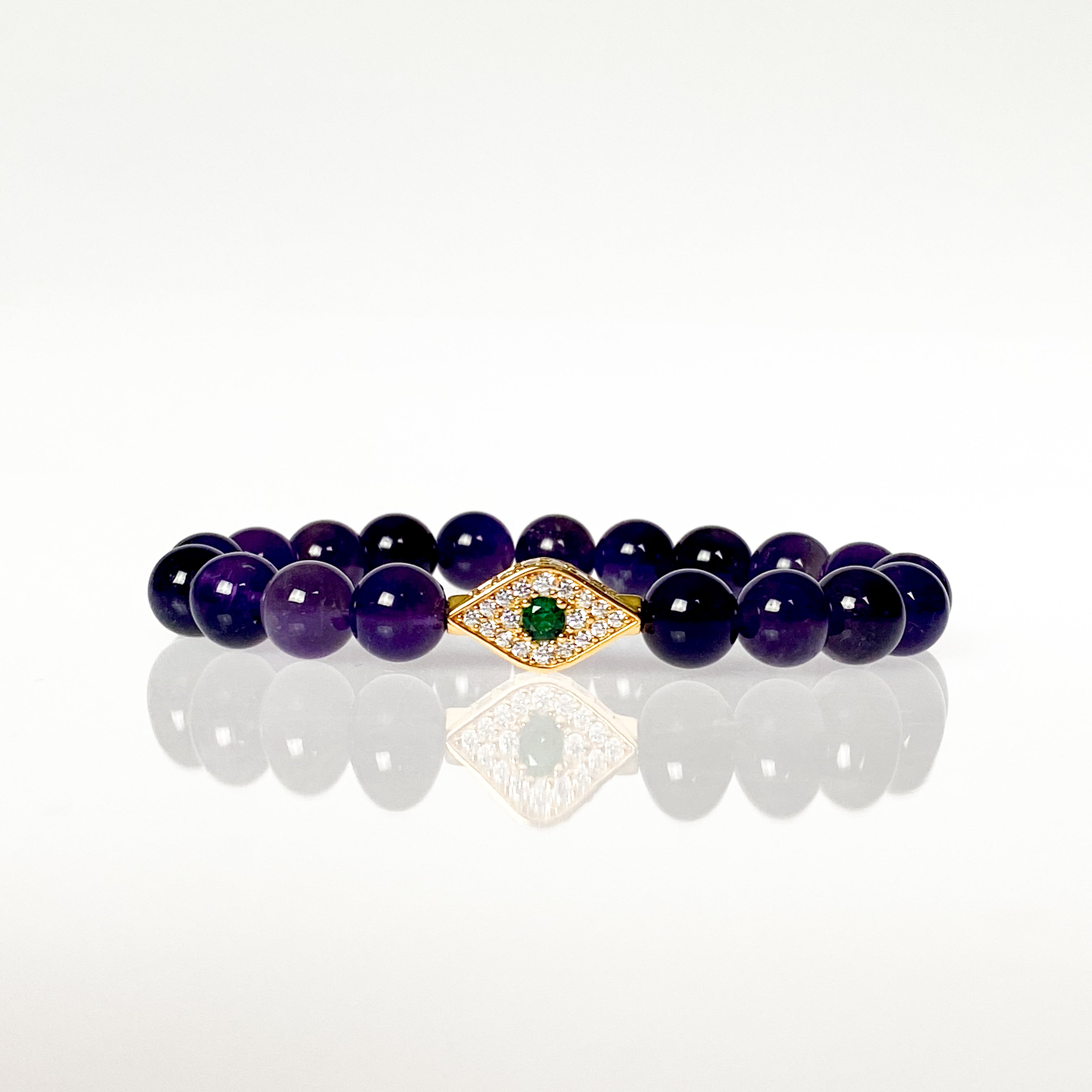 Evil Eye on Amethyst