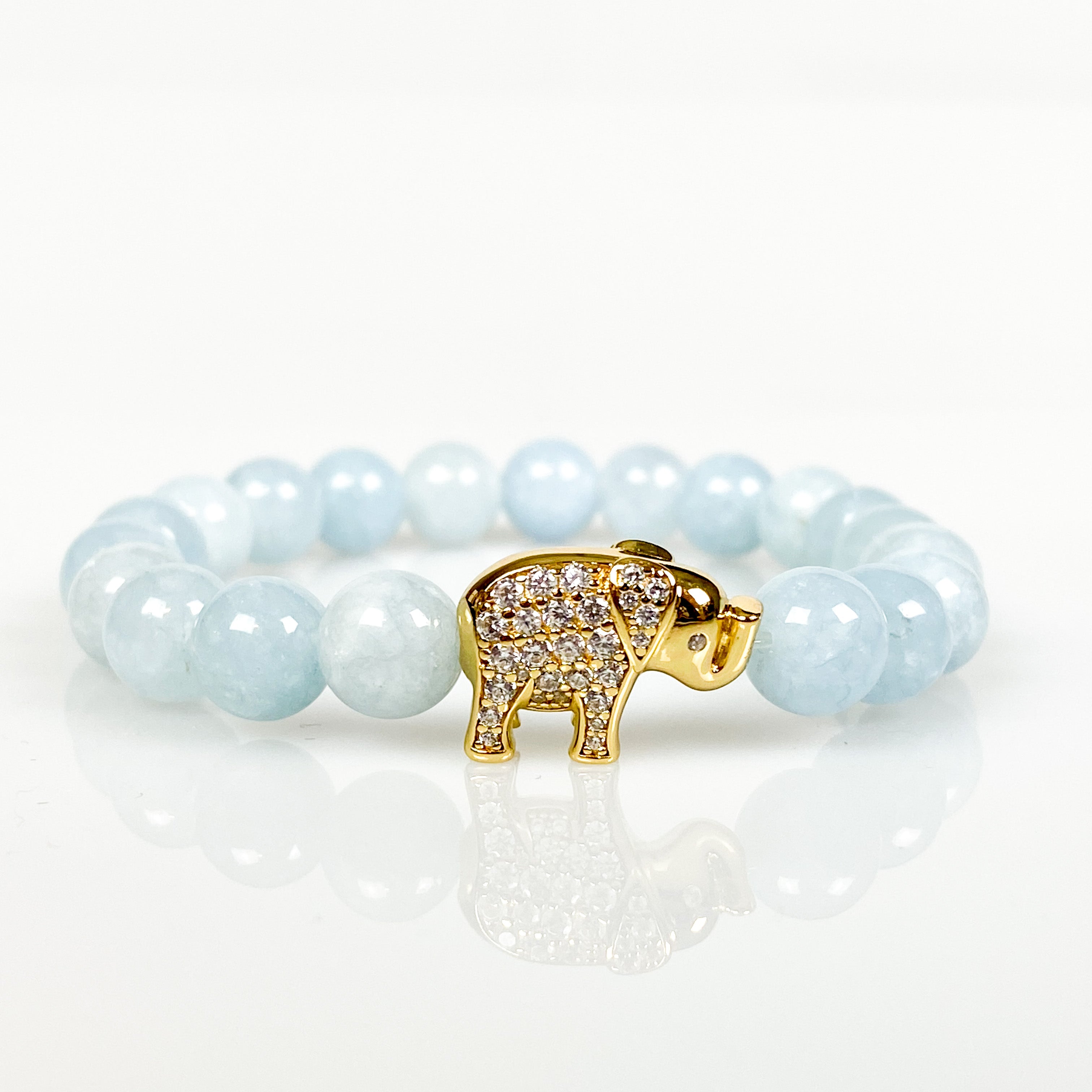 Elephant on Aquamarine