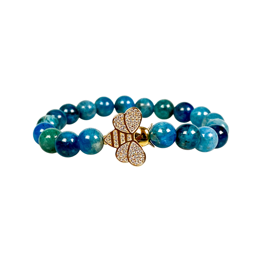 Bee on Apatite