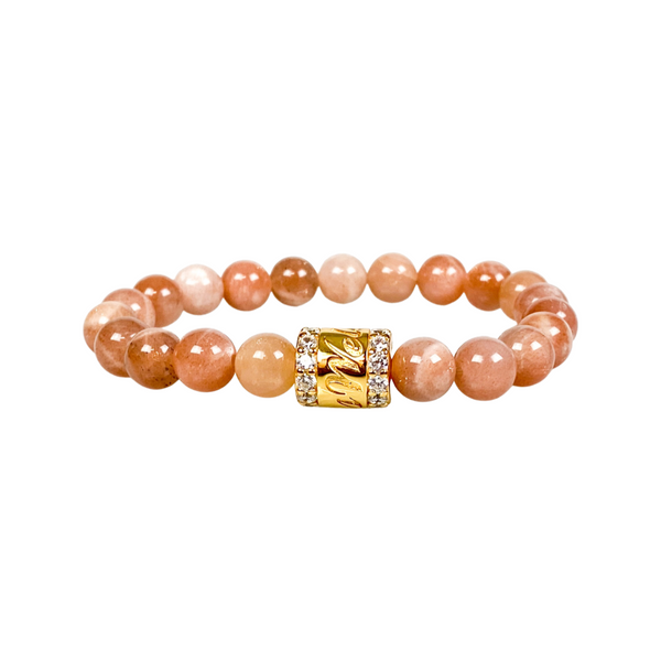 ALL IS WELL ON SUNSTONE ELASTIC BRACELET