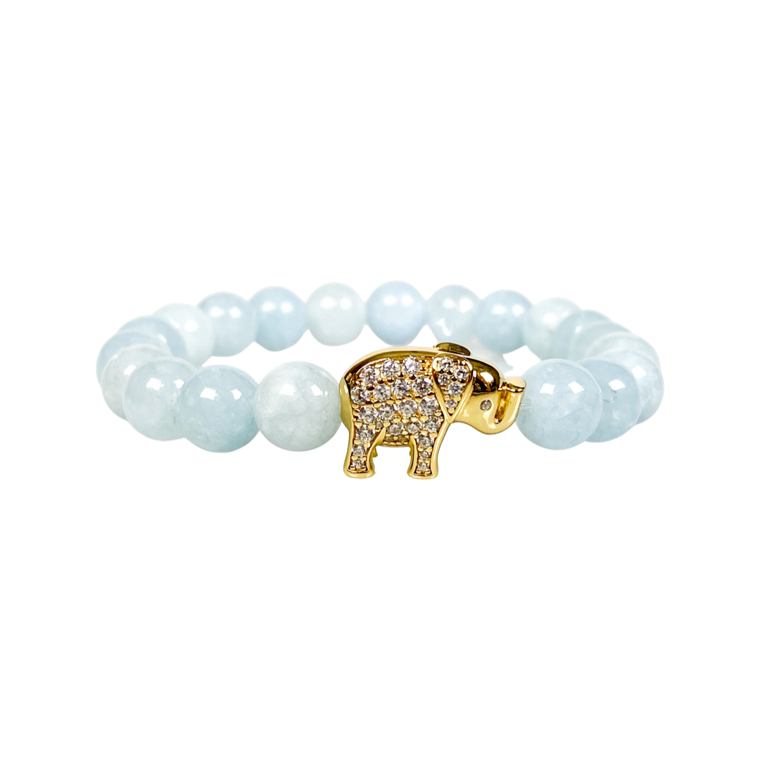 Elephant on Aquamarine