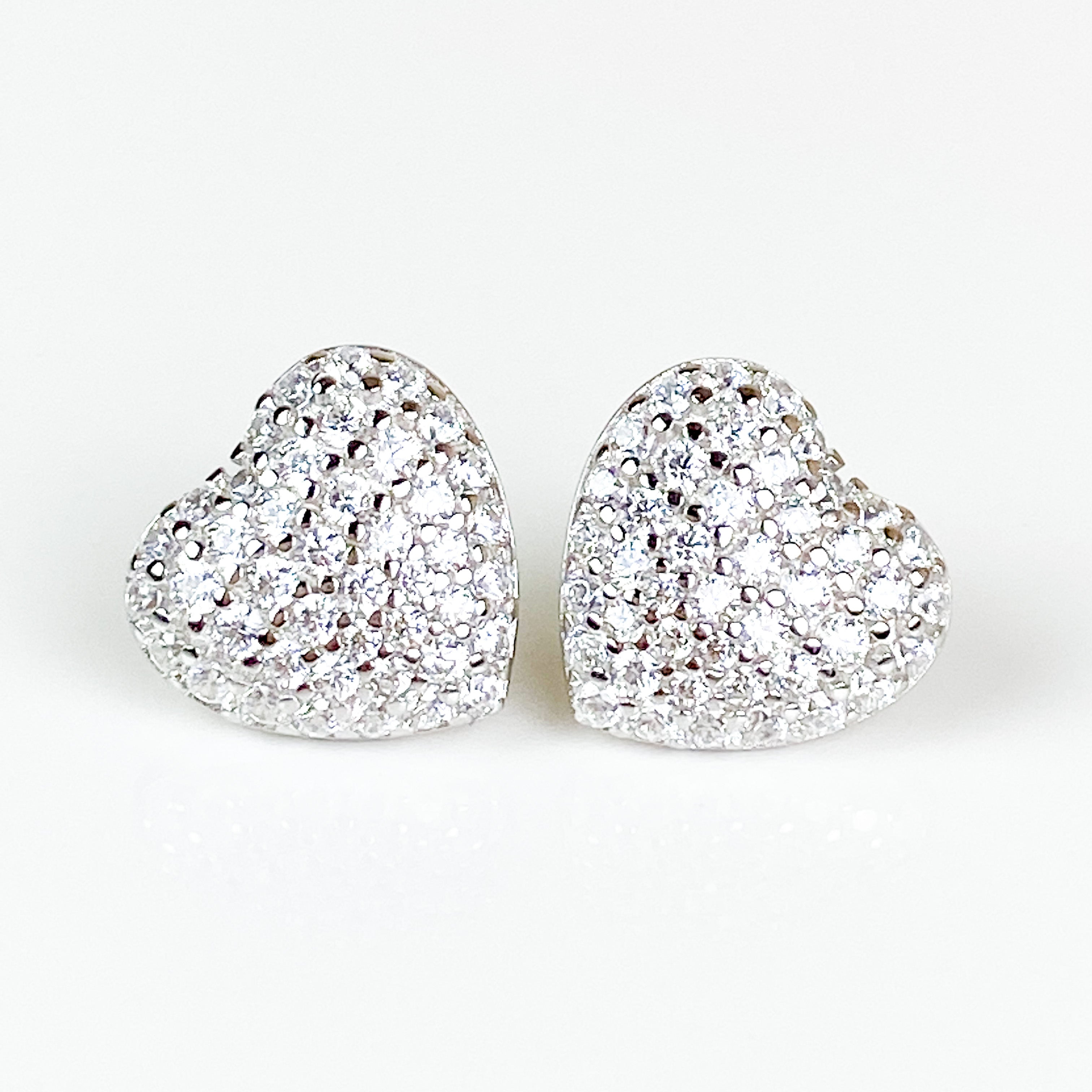 Puffy Heart Studs