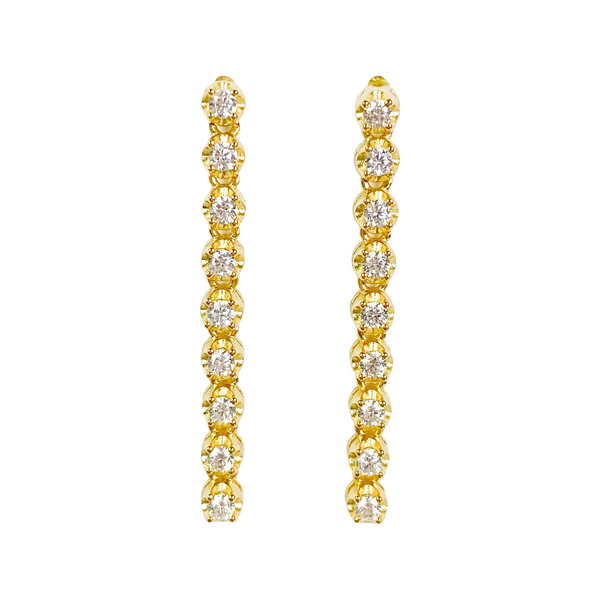 Tennis Dangling Earrings