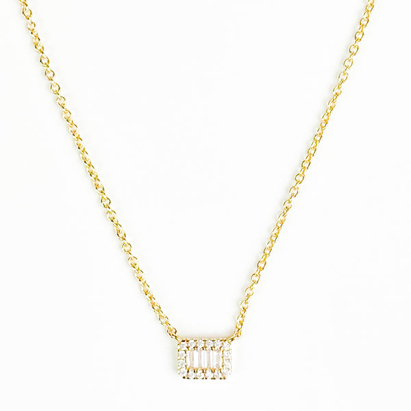 Baguette Necklace