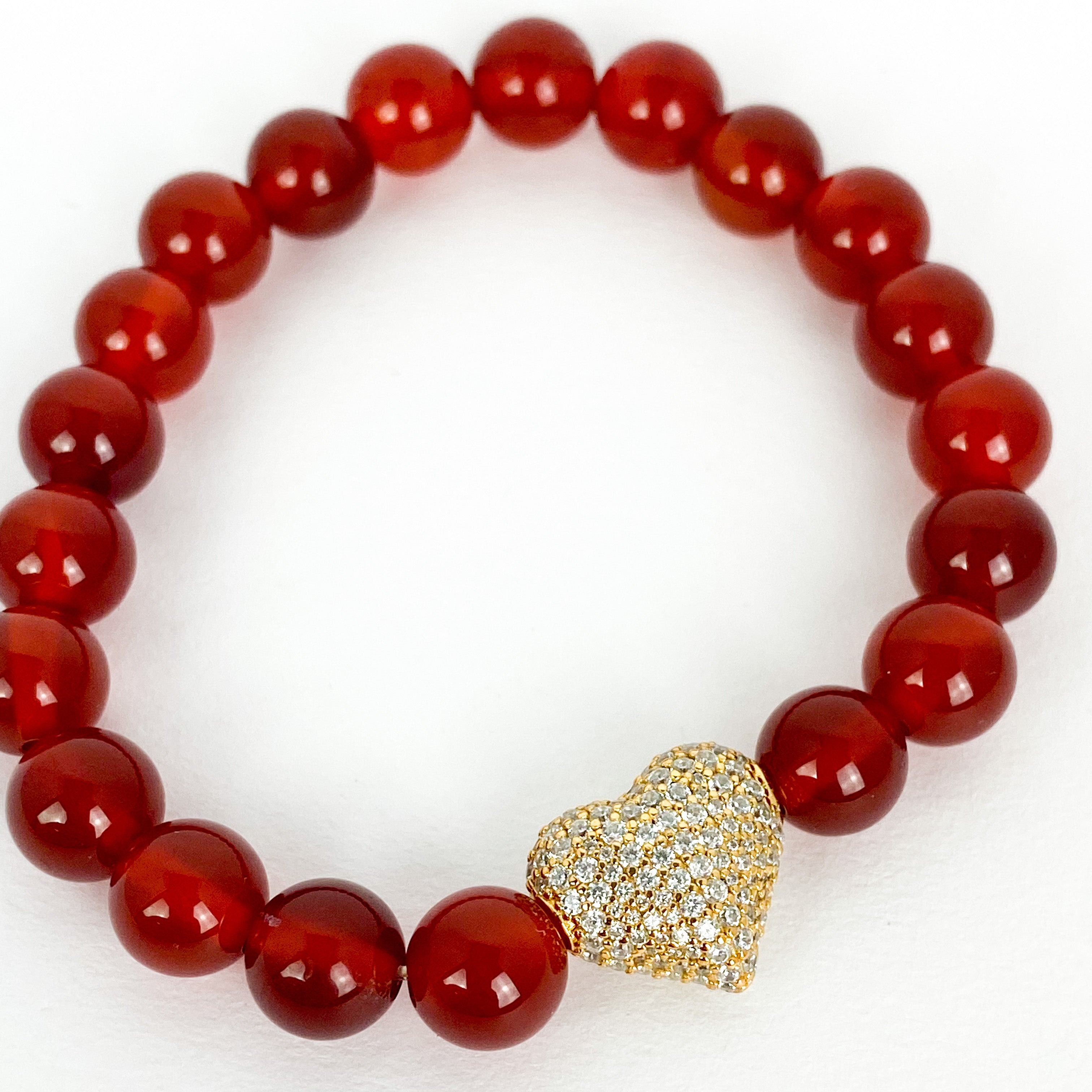 Big Heart on Carnelian