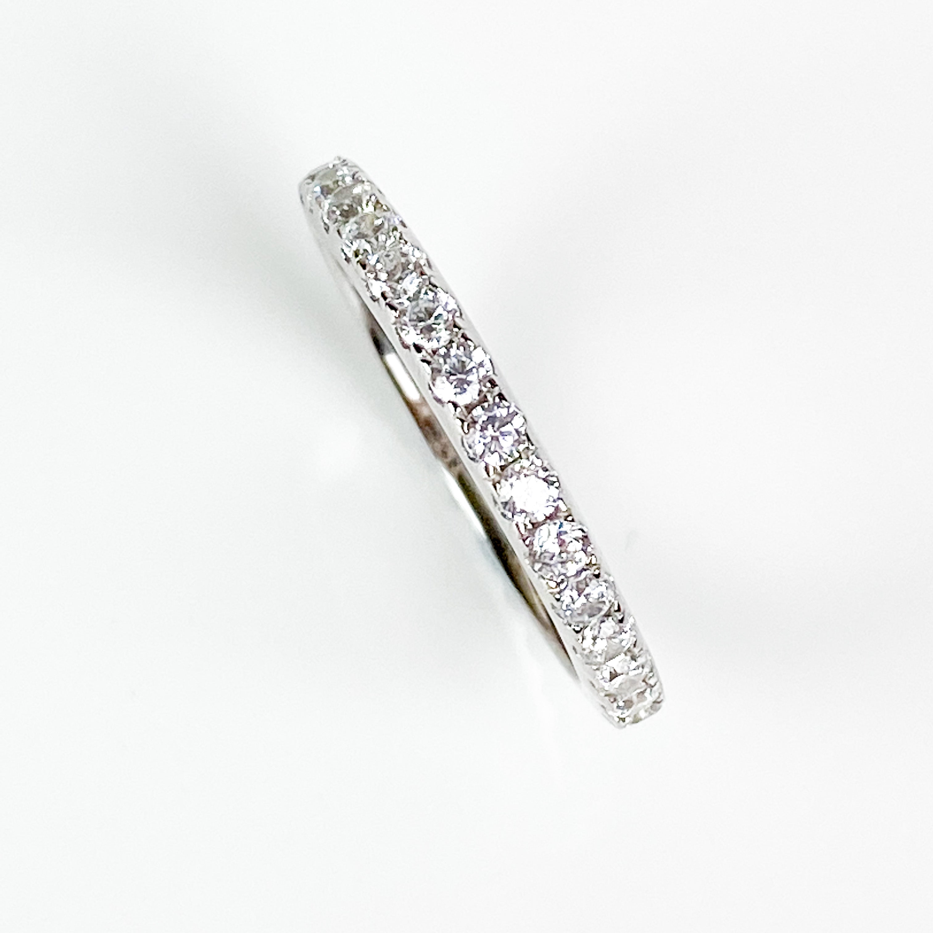 Eternity CZ Ring Sterling Silver