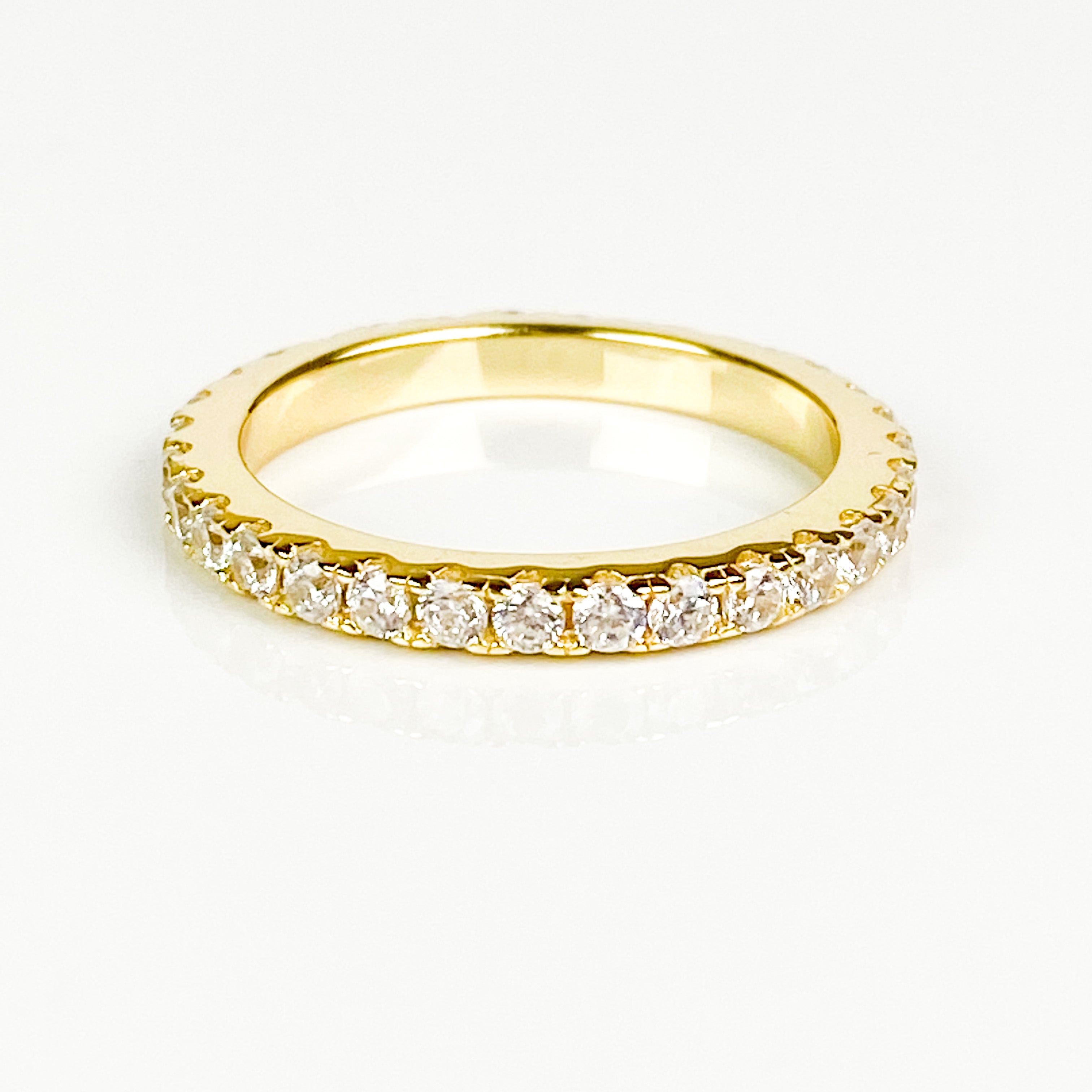 Eternity CZ Ring Vermeil