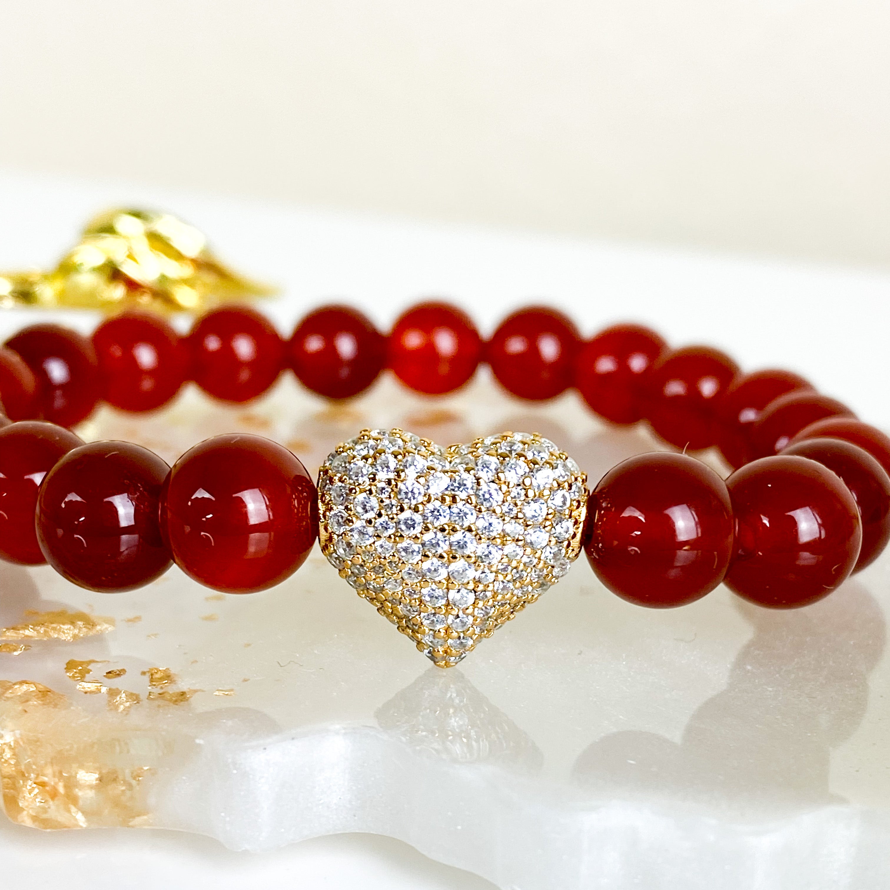 Big Heart on Carnelian